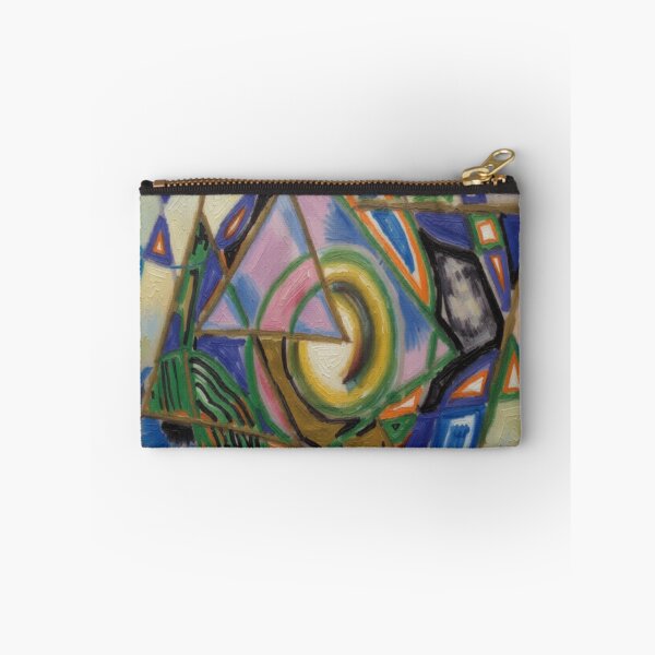 Item preview, quantum shapes impressionist colorful geometric abstract design designed and sold by SmashingDeals.