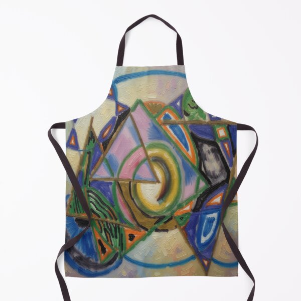 Item preview, quantum shapes impressionist colorful geometric abstract design designed and sold by SmashingDeals.