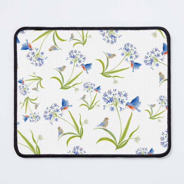 Item preview, African Lily with Bluebird and Baby Bird  designed and sold by daphsam.