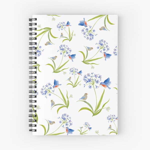 Item preview, African Lily with Bluebird and Baby Bird  designed and sold by daphsam.