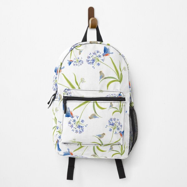 Item preview, African Lily with Bluebird and Baby Bird  designed and sold by daphsam.