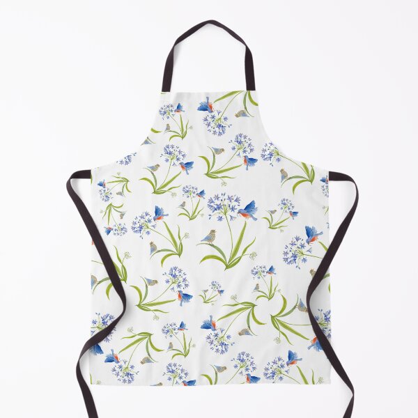 Item preview, African Lily with Bluebird and Baby Bird designed and sold by daphsam.