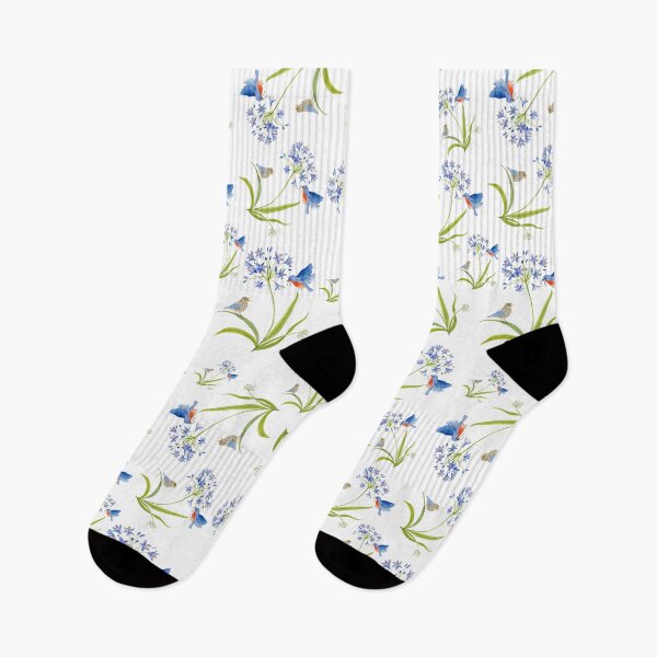 Item preview, African Lily with Bluebird and Baby Bird  designed and sold by daphsam.