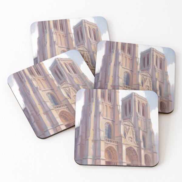 Item preview, Rouen Cathedral Impressionist, Monet Inspired Art Print designed and sold by LatentGoods.