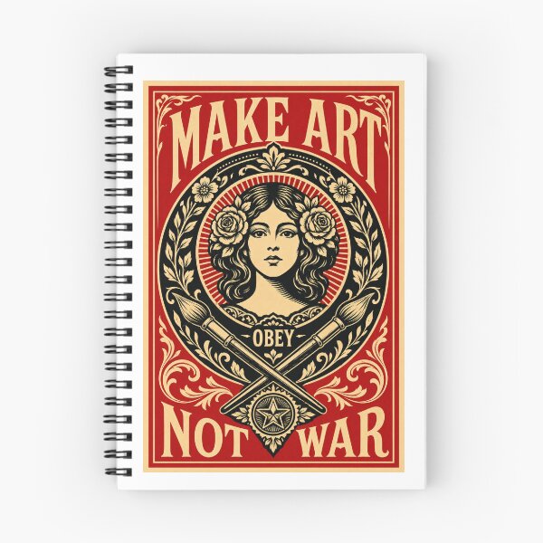 Item preview, Make Art Not War New Design Style  designed and sold by Maroaly.