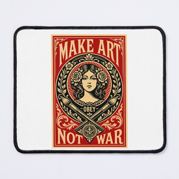 Item preview, Make Art Not War New Design Style designed and sold by Maroaly.