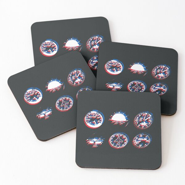 Item preview, Classic light aircraft dashboard red-white-blue designed and sold by soitwouldseem.