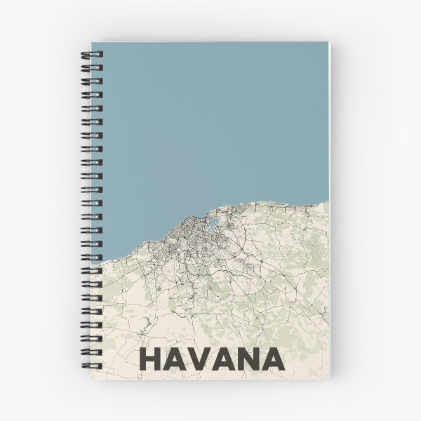 Item preview, Havana Map designed and sold by MapsNerd.