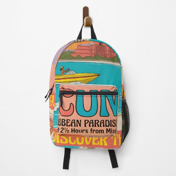 Item preview, Vintage 1974 Cancun Mexico Caribbean Travel designed and sold by GoldenEraTravel.