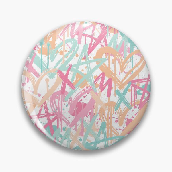 Item preview, Graffiti Love Notes in Taffy Skies Pastel Hearts & Stars designed and sold by melanie4816.