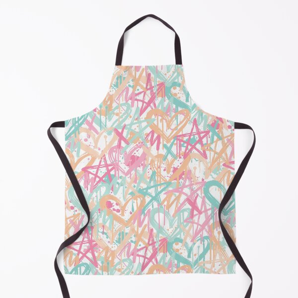 Item preview, Graffiti Love Notes in Taffy Skies Pastel Hearts & Stars designed and sold by melanie4816.
