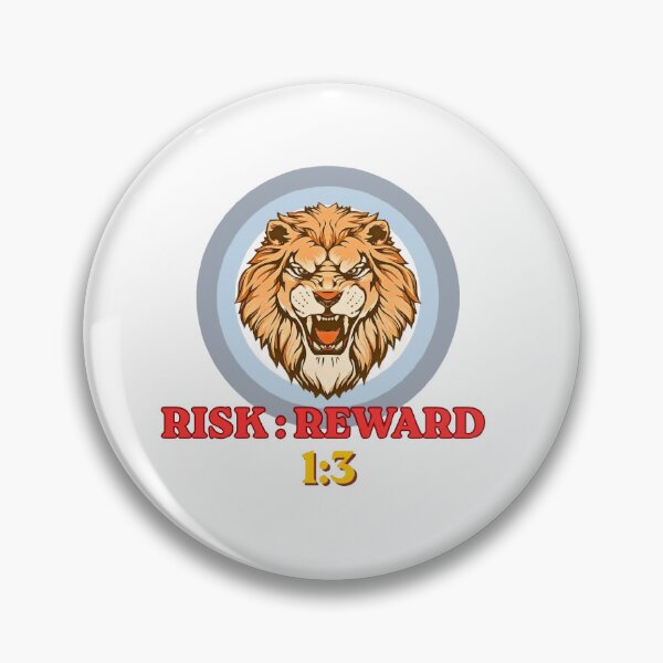Item preview, Risk Reward 1 : 3 Crypto Trading Motivation Lion Chart designed and sold by TraderverseCO.