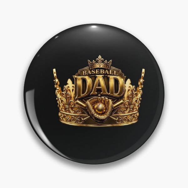 Item preview, Baseball Dad Gold Crown Design | Luxury Baseball Father Gift | Sports Dad Graphic designed and sold by Lozarux.