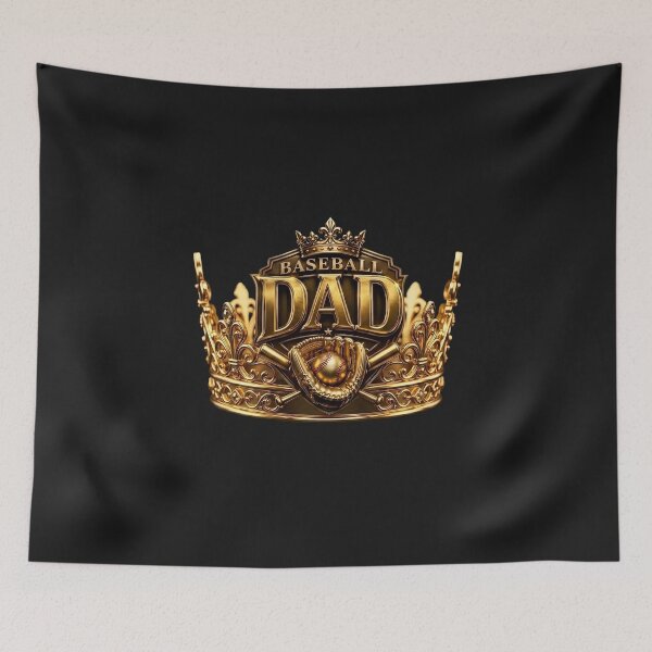Item preview, Baseball Dad Gold Crown Design | Luxury Baseball Father Gift | Sports Dad Graphic designed and sold by Lozarux.