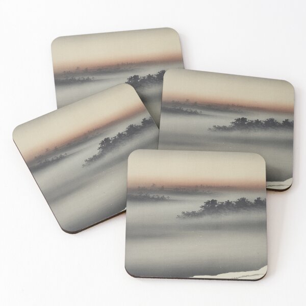 Item preview, Night Snow Kambara Japanese Landscape, Ukiyo-e Wall Art designed and sold by LatentGoods.