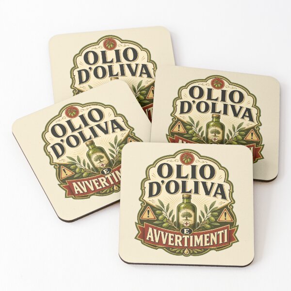 Item preview, Olio D’Oliva E Avvertimenti Funny Italian designed and sold by POD DYNASTY | Original Print On Demand T-Shirt Graphics.