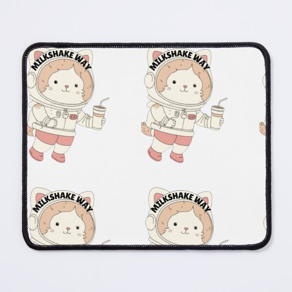 Item preview, Cute Astronaut Cat Milkshake way designed and sold by smartprintuk.