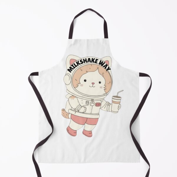 Item preview, Cute Astronaut Cat Milkshake way designed and sold by smartprintuk.