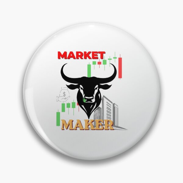 Item preview, Market Maker Crypto Trading Bull Candlestick Chart designed and sold by TraderverseCO.