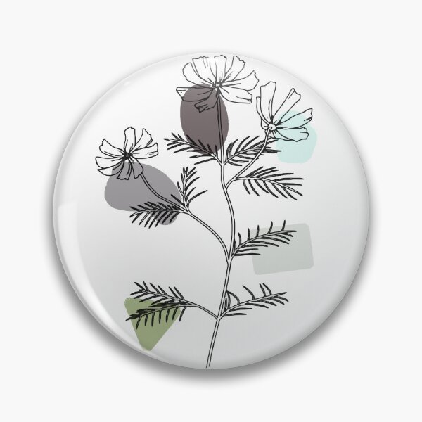 Item preview, Botanical Abstract Shapes | Minimalist Tropical Leaf Pattern Art designed and sold by CorAleArt.