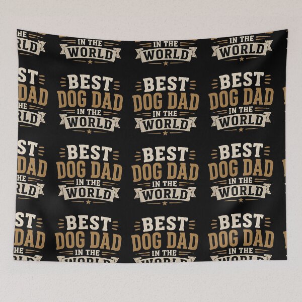Item preview, Best Dog Dad In The World  designed and sold by Hornace88studio .