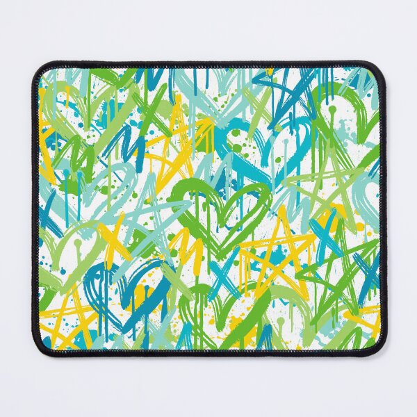 Item preview, Graffiti Love Notes in Paradise Pop Tropical Hearts & Stars designed and sold by melanie4816.