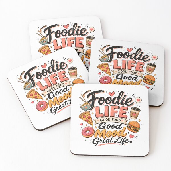 Item preview, Foodie Life Aesthetic Typography Trendy Food Lover Design designed and sold by ILYASSE1.
