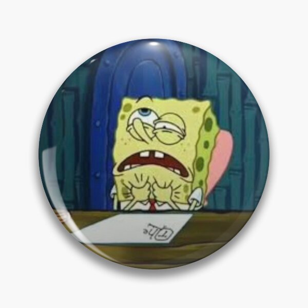Item preview, Spongebob Grabbing Neck Reaction Image designed and sold by designsfromMolly.