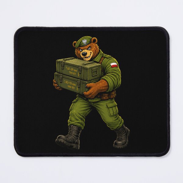 Item preview, Wojtek Bear Polish Military Mascot designed and sold by JacobSpace.