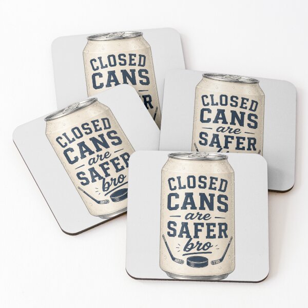 Item preview, Closed cans are safer bro designed and sold by Gabriella  Goldberg.