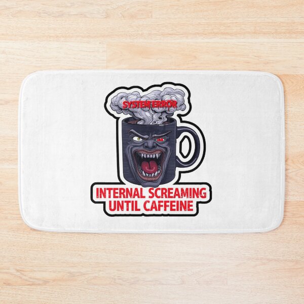 Item preview, Internal Screaming Until Caffeine Funny Coffee Monster designed and sold by MoodPeel_ .