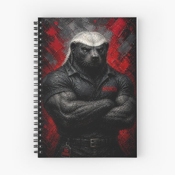 Item preview, Tough Bouncer Honey Badger Goth Dark Aesthetic Art designed and sold by Vista Atelier.