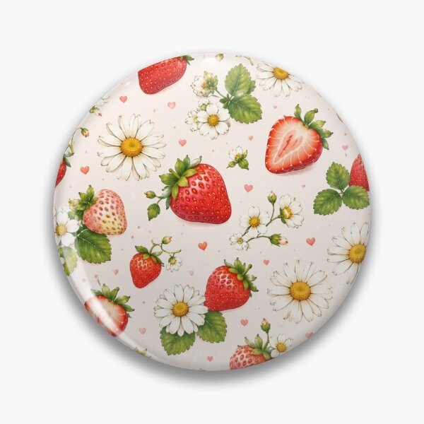 Item preview, Cute Strawberry Pattern | Summer Fruit Seamless Print designed and sold by Aramdesing.