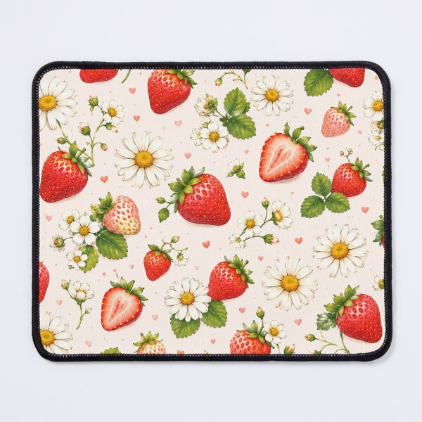 Item preview, Cute Strawberry Pattern | Summer Fruit Seamless Print designed and sold by Aramdesing.