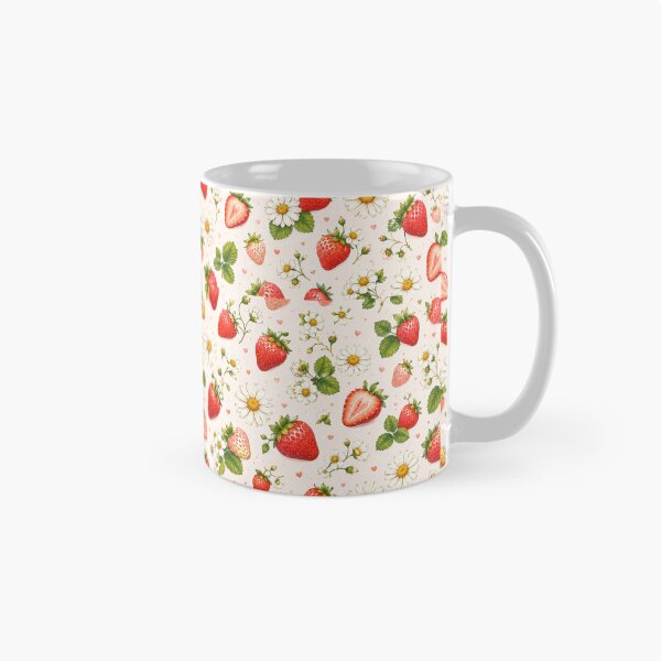 Item preview, Cute Strawberry Pattern | Summer Fruit Seamless Print designed and sold by Aramdesing.