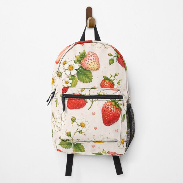 Item preview, Cute Strawberry Pattern | Summer Fruit Seamless Print designed and sold by Aramdesing.