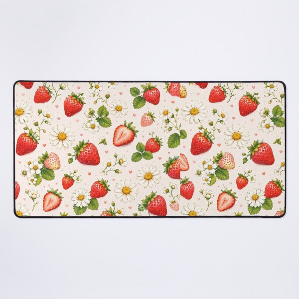 Item preview, Cute Strawberry Pattern | Summer Fruit Seamless Print designed and sold by Aramdesing.
