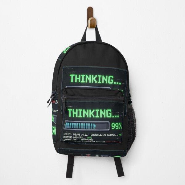 Item preview, Thinking 99 Percent Loading Funny Retro Computer Design designed and sold by afarkar.