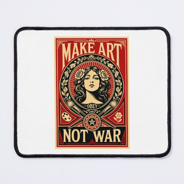 Item preview, Make Art Not War | New Design Make Art OBEY Not War  designed and sold by Maroaly.