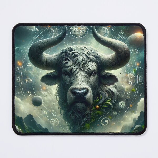Item preview, Celestial Taurus – Zodiac Sign Cosmic Bull designed and sold by UmSkelig834.