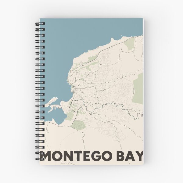 Item preview, Montego Bay Map designed and sold by MapsNerd.