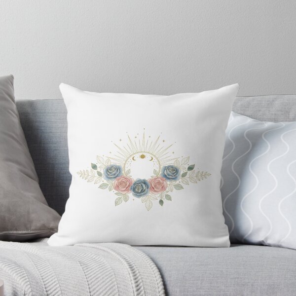 Item preview, Watercolor Celestial Roses and Moon Phases designed and sold by MoonSoul Studio.