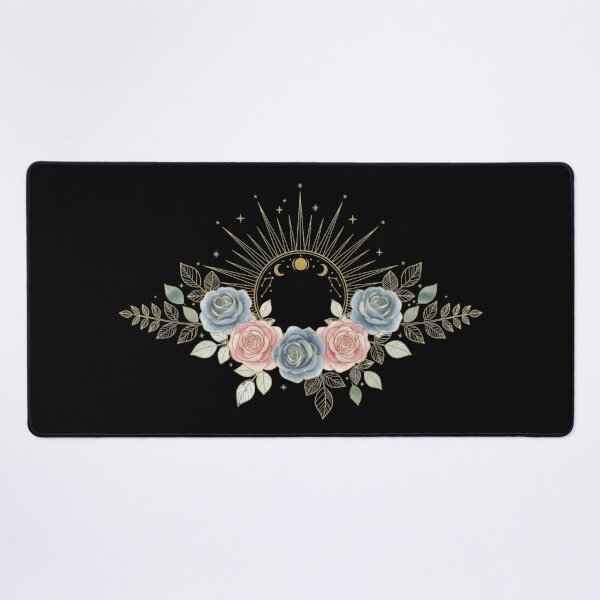 Item preview, Watercolor Celestial Roses and Moon Phases designed and sold by MoonSoul Studio.