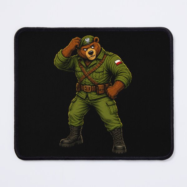 Item preview, Wojtek Bear Polish Military Mascot designed and sold by JacobSpace.
