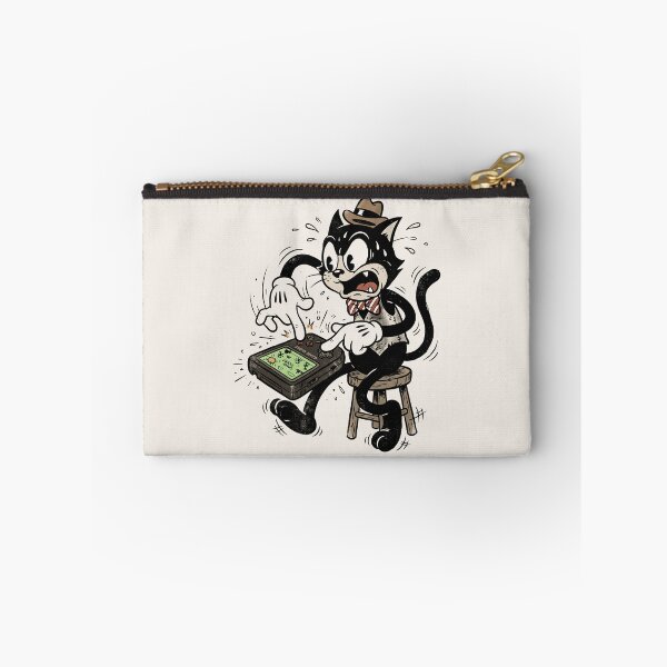 Item preview, Funny Vintage 1930s Cartoon Cat Playing Retro Video Game designed and sold by RetroRewind Studio.