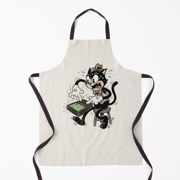 Item preview, Funny Vintage 1930s Cartoon Cat Playing Retro Video Game designed and sold by RetroRewind Studio.