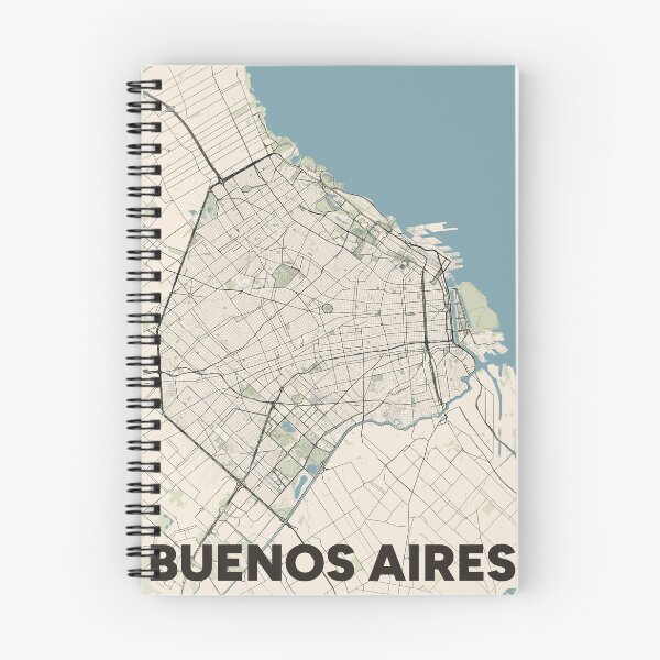 Item preview, Buenos Aires Map designed and sold by MapsNerd.