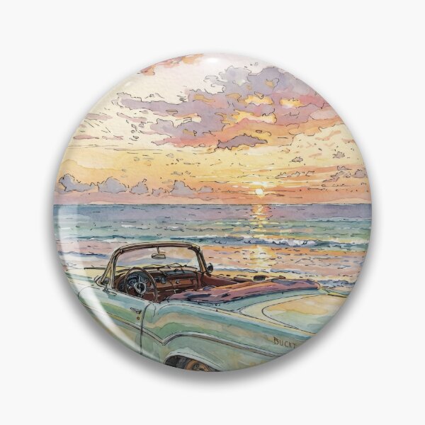 Item preview, Vintage car at the beach designed and sold by sid1802.