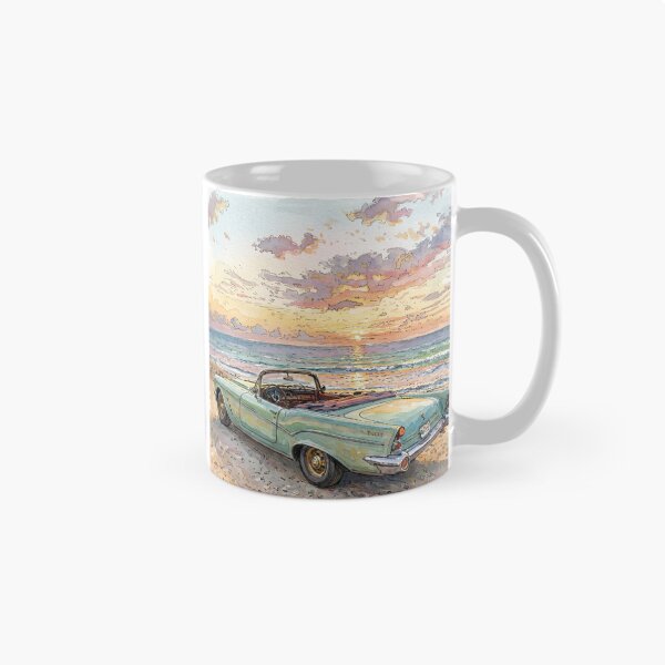 Item preview, Vintage car at the beach designed and sold by sid1802.