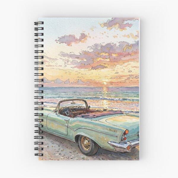 Item preview, Vintage car at the beach designed and sold by sid1802.